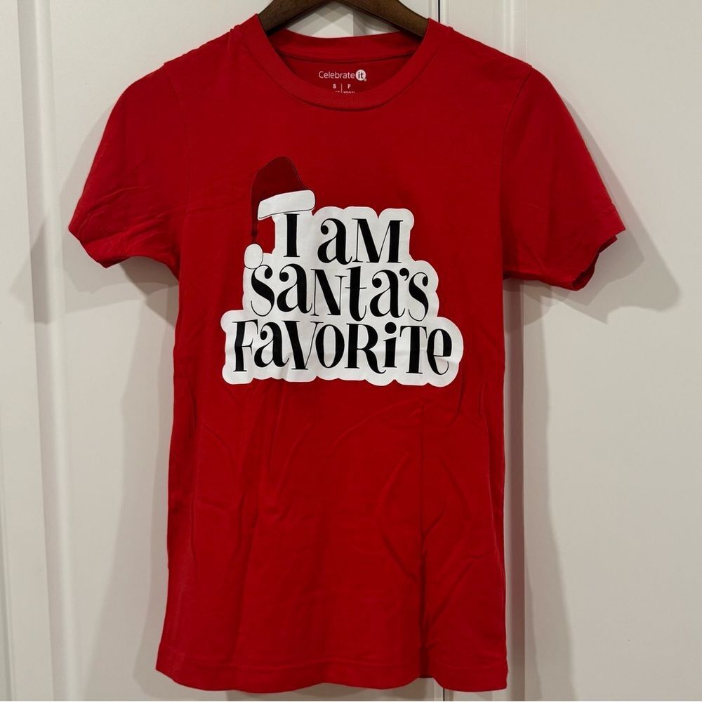 Celebrate It Red Christmas T-Shirt - Santa's Favorite